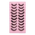 Classic Extensions .25 Popular Style Strip Lashes Private Labels Eyelash Extension Strip Deep Curl Eyelash Big Eyelashes Case