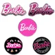 Kawaii rosa Barbie Brosche Trend Barbie Metall Abzeichen Brosche Jacke Jeans Anstecknadel Cosplay