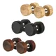 WKOUD Gefälschte Stecker Holz Stud Ohrringe Gefälschte Gauge Natürlichen Holz Cheater Plugs Faux