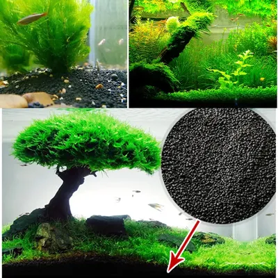 Wasser Pflanze Gras Boden Aquarium Substrat Aquarium Anlage Wachstum Fruchtbarkeit Substrat Boden