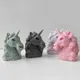 3d Einhorn Silikon form DIY Tier Pferd Aroma Kerze Gips Tropf Gel Ornament Form Gips Form Malerei