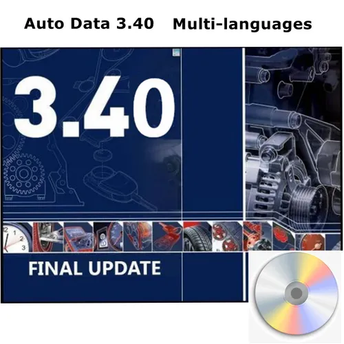 2023 heißer Verkauf Autodaten 3 40 Autore parat ur software mehrsprachig per CD-Guide-Version senden