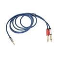3.5 Mm To 2x 6.35mm Cable 3.5 Mm To 2x 6.35mm Audio Cable 3.5mm Stereo Male Cable 6.35mm Mono Stereo Male Cable Audio Cable 3.5 Mm To 2x 6.35mm Stereo Splitter Cable Gold Plated