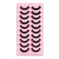 Classic Extensions .25 Popular Style Strip Lashes Private Labels Eyelash Extension Strip Deep Curl Eyelash Big Eyelashes Case