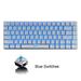 C-9100 AK33 Mechanical Keyboard Blue Black Switch 82-Keys Backlit Gaming Keyboard Computer Mouth
