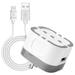 Ruiz Wall Charger for Samsung Galaxy Z Flip 5 - 10W Fast Charging Power Adapter with Type-C USB Cable - White