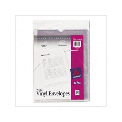 Avery Top-Load Clear Vinyl Envelopes w/Thumb Notch,