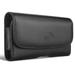 For Sony Ericsson Xperia X10 Horizontal Premium Leather Pouch Case Holster Belt Clip And Loops