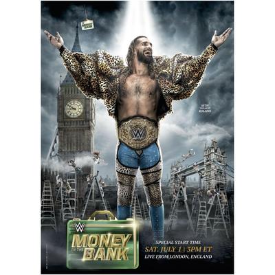 WWE MITB Seth Rollins Poster – ungerahmt A2 Image