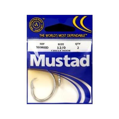 Mustad Circle Hook Duratin Size 12/0 2 Pack
