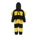 Eyicmarn Cute Halloween Bee Costume for Baby Girls Boys Long Sleeve Rompers Jumpsuits with Wing Role Play Costumes for Toddler