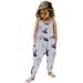 Toddler Kids Boys Girls Halloween Cute Rompers Fashion Funny Cat Graphic Printed Suspenders JumpsuitPurple qILAKOG 3 Years