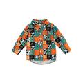 GXFC Toddler Boys Fall Shirt Clothes 6M 1T 2T 3T 4T Kids Boys Long Sleeve Graphic Print Button Down Collar T-shirt Tops Spring Autumn Clothing for Children Boys