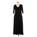 Acting Pro Casual Dress - Maxi: Black Dresses - Women's Size Medium