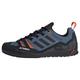 adidas Unisex Terrex Swift Solo 2.0 Hiking Shoes Sneaker, Wonder Steel/Core Black/Orange, 8 UK