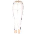 Express Outlet Jeans - Mid/Reg Rise: White Bottoms - Women's Size 00 - Light Wash