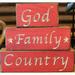 August Grove® Tochkin God 3 Piece Letter Block Set Wood in Red | 2 H x 10 W x 1 D in | Wayfair C83AFABC8B014E58BE35CFBBD02EF368