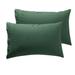 Ebern Designs Samyo Soft 1800 Series Brushed Envelope Closure Pillow Cases Microfiber/Polyester in Green | King | Wayfair