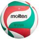 Molten Volley Ball - 5, White/Green/Red