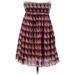 MILLY Cabana Casual Dress: Red Graphic Dresses - Women's Size Small