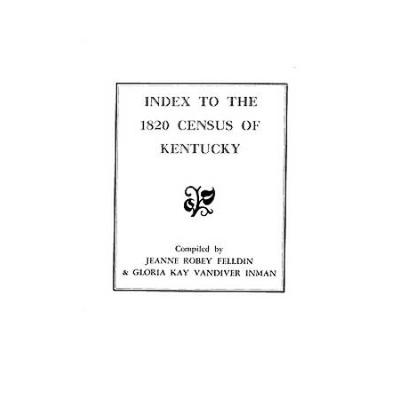 Index To The 1820 Census Of Kentucky