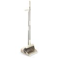 Maximex Set with Long Thorough Sweep, Sturdy Corner Brush with Telescopic Magnetic Attachment, 180° Rotating Broom with Handle, Large Dustpan, Gray, 113 x 28 x 27 cm