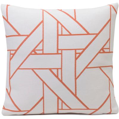 Kissenhülle GÖZZE "Lombok" Gr. 2, orange (apricot, weiß), B:50cm L:50cm, Polyester, Obermaterial: 60% Polypropylen, 40% Polyacryl, Kissenbezüge Image