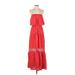 Molly Bracken Casual Dress - Maxi: Red Dresses - Women's Size Small