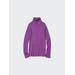 Women's Extra Fine Merino Ribbed Turtleneck Long-Sleeve Sweater | Purple | Small | UNIQLO US