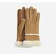 UGG® Seamed Tech Glove for Women in Brown, Size Large, Shearling