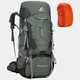 Sac à dos de camping avec housse de pluie pour homme sac à dos de voyage sac de sport sac à dos