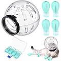 accessoires chats Chat Museau Chat Casque Capuche Ajustable Respirant Anti-Morsure Museau Prévenir