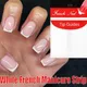 White French Manicure Strip Nails Sticker Stencil Tips Guide French Nail Art Decals Form Fringe DIY