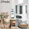Smart Automatische Pet Feeder Katze Hundefutter Spender Edelstahl Schüssel Große Kapazität Mit WIFI APP Aufnahme Timing Haustier Fütterung