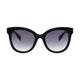 Furla Unisex SFU595 Sunglasses, Shiny Black, 52