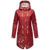 Outdoorjacke MARIKOO "Dancing Umbrella", Damen, Gr. M, rot (blood rot), Obermaterial: 70% Polyester, 30% Polyurethan, Innenmaterial: 100% Polyester, Futter&Wattierung: 100% Polyester, Ärmelfutter: 100% Polyester, Jacken, mit einer großen Kapuze