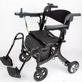 Folding Rollator Rollator Walkers Electric Power Walker Drive Rollator, Elderly Scooter Foldable Electric Wheelchair Light Wheelchair Lithium Battery Trolley for The Elderly