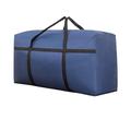 2 Pack Large Storage Bag, Clothes Storage Bags with Zipper and Handle,Foldable Large Capacity Waterproof,Duvet Bag for Travelling, Moving, Underbed Storage, Bedding Storage Bag 180L (blue)