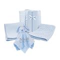 Hoolaroo Personalised Embroidered Newborn Baby Cot Bedding Set Blanket Sheets & Comforter Large Gift Box New Girl Boy Hamper