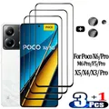 Poco X6 X5 F5 Pro Verre trempé avant pour Xiaomi Poco X5 Pro 5G Protection ecran Poco X 5 Pro NFC