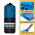 Serviette de sport à séchage rapide gant de toilette bleu gris vert orange natation fitness