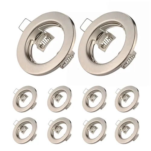 10 pièces vers le bas cadre luminaires encastrés LED plafonniers Downlight GU10 MR16 plafonniers luminaire