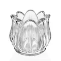 Bougeoir à fleurs en cristal tasse en verre photophore Pot ornements centres de table de