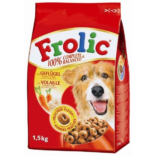 Frolic │ Geflügel, Gemüse und Reis – 1 x 1,5kg │ Hundetrockenfutter