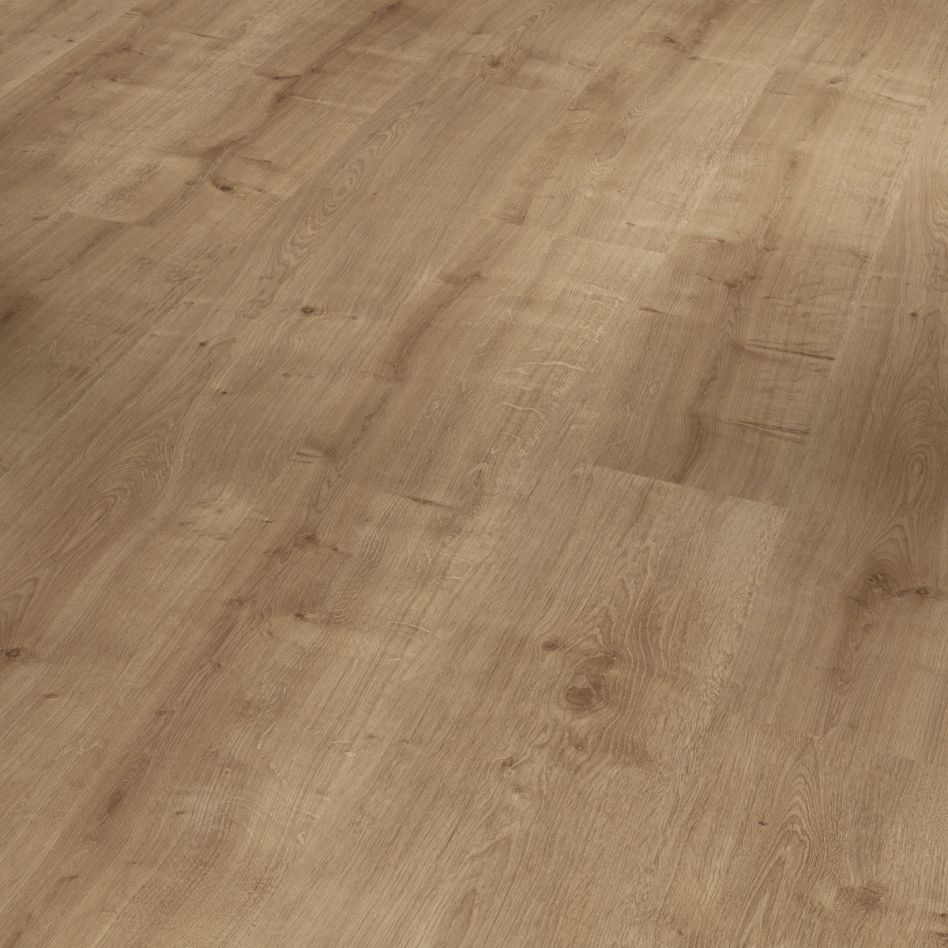 Parador Laminat Basic 400 Landhausdiele Eiche Karamell Seidenmatte Struktur Image