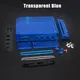 TRN Blue/Red Housing Shell with Retail Packaging Cover Housing Case for Nintend Wii Console