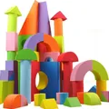 50pcs/Set Large Safe Building Blocks Big Foam Blocks Colorful Construction Toys Kids Learning