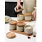 Modern Ceramic Seasoning Jar Set Household Kitchen Sugar Salt Jar with Lid Jar Large Capacity Food