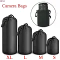 Camera Lens Bag Pouch Case Waterproof for Canon Lens Nikon Sony Olympus Fuji DSLR Photography