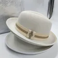 the Derby Hat bowler hat Fedora for Women and Men Party Hat Men Hat for Winter Elastic Band Felt